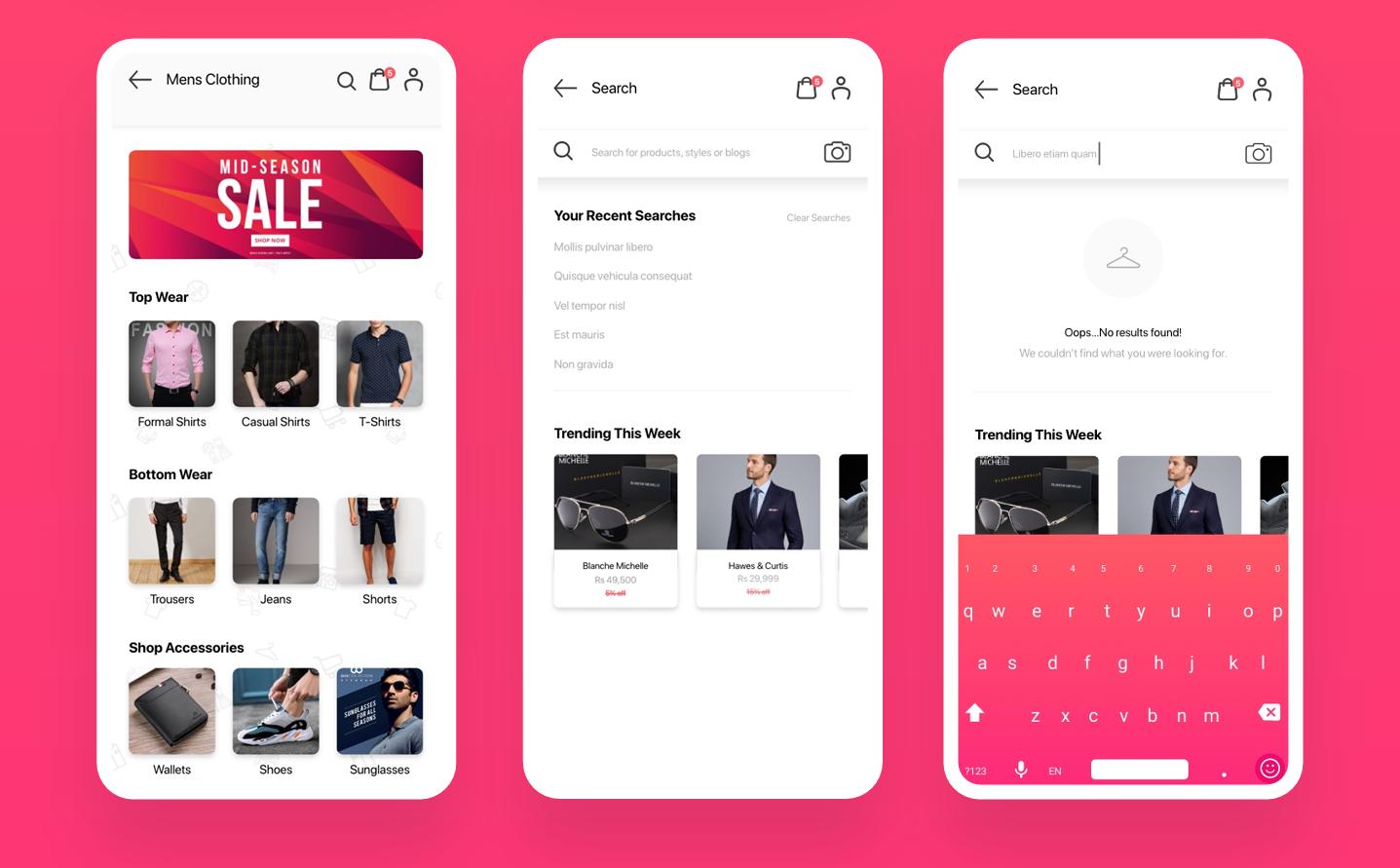 PicRight UI Screen 2